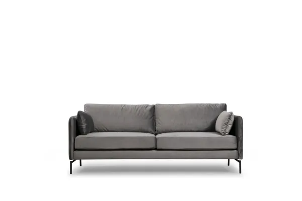 Hanah Home Třímístná pohovka Sino 217 cm šedá