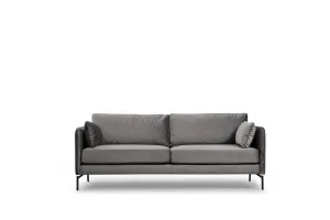 Hanah Home Třímístná pohovka Sino 217 cm šedá