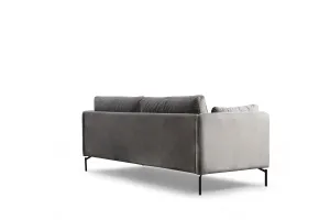 Hanah Home Třímístná pohovka Sino 217 cm šedá