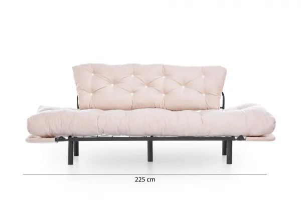 Trojmiestna rozkladacia pohovka Nitta Triple - Cream