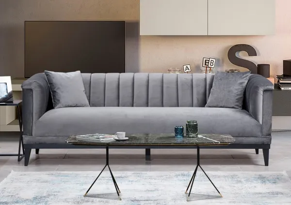Trojmiestna pohovka Trendy - Dark Grey
