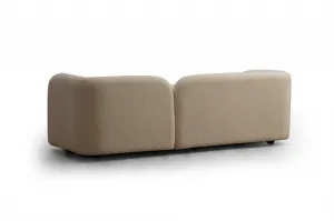 Hanah Home Třímístná pohovka Victoria 228 cm boucle krémová