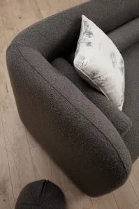Trojmiestna pohovka Victoria Grey Bouclette