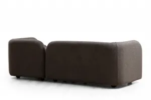 Trojmiestna pohovka Victoria Grey Bouclette