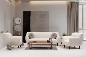 Kreslo ušiak Enna - Beige