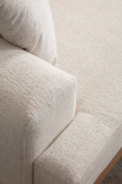 Trojmiestna pohovka Eti Oak 3 Seater - White