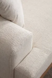 Trojmiestna pohovka Eti Oak 3 Seater - White