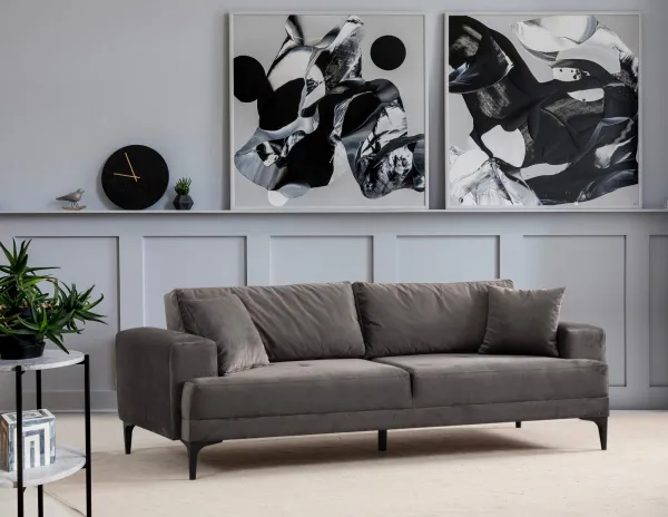 Trojmiestna pohovka Astana 3 Seater - Anthracite