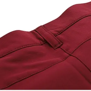 ALPINE PRO NUTTA Dámske outdoorové nohavice, červená, veľkosť