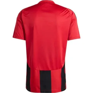 adidas STRIPED 24 JERSEY Pánske športové tričko, červená, veľkosť
