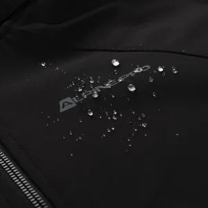 ALPINE PRO LANCA Dámska softshellová bunda, čierna, veľkosť