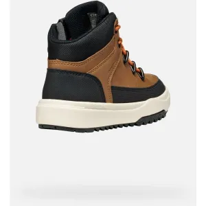 Light Brown Boys' Ankle Boots Geox Bunshee ABX - Boys
