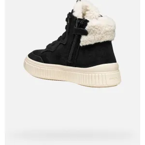 Black Girls Geox Laquinny WPF Sneakers - Girls