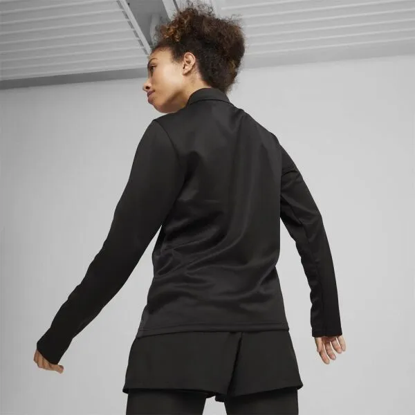 Puma TEAMGOAL TRAINING 1/4 ZIP TOP W Dámske športové tričko, čierna, veľkosť