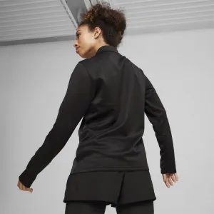 Puma TEAMGOAL TRAINING 1/4 ZIP TOP W Dámske športové tričko, čierna, veľkosť
