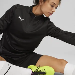 Puma TEAMGOAL TRAINING 1/4 ZIP TOP W Dámske športové tričko, čierna, veľkosť