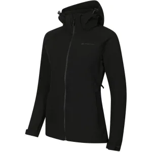 ALPINE PRO HOORA Dámska softshellová bunda, čierna, veľkosť