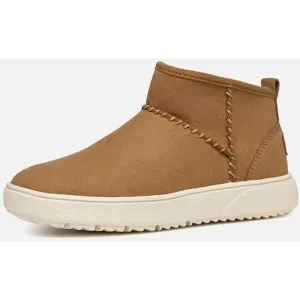 Light Brown Girls Ankle Boots Geox Theleven - Girls