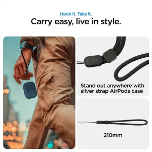 Tech-Protect NaturalFit, Apple AirPods Pro 3, tmavomodré