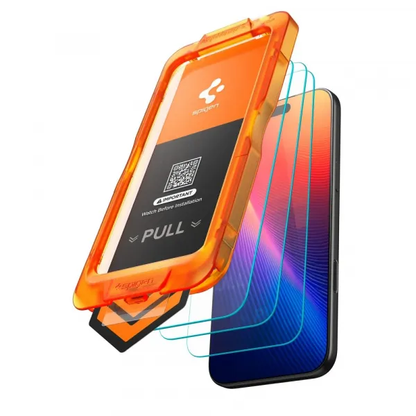SPIGEN ALM GLAS.TR SLIM 3-PACK Ochranné sklá pre Apple iPhone 17