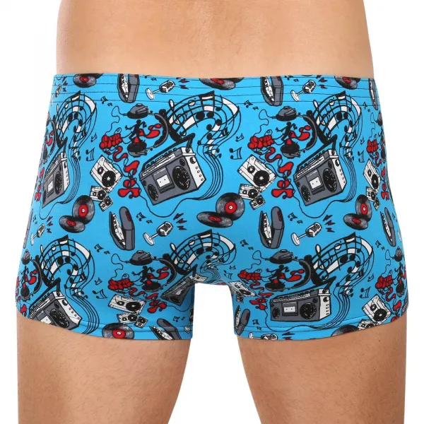 Pánske boxerky Styx art klasická guma hudba (Q1558) S, trenky