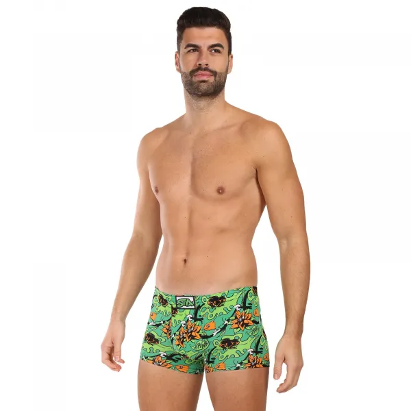 Pánske boxerky Styx art klasická guma tropic (Q1557) M, trenky