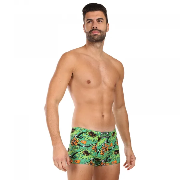 Pánske boxerky Styx art klasická guma tropic (Q1557) M, trenky