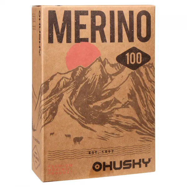Damské termo tričko HUSKY MEROW merino čierné (HT0-0828) M