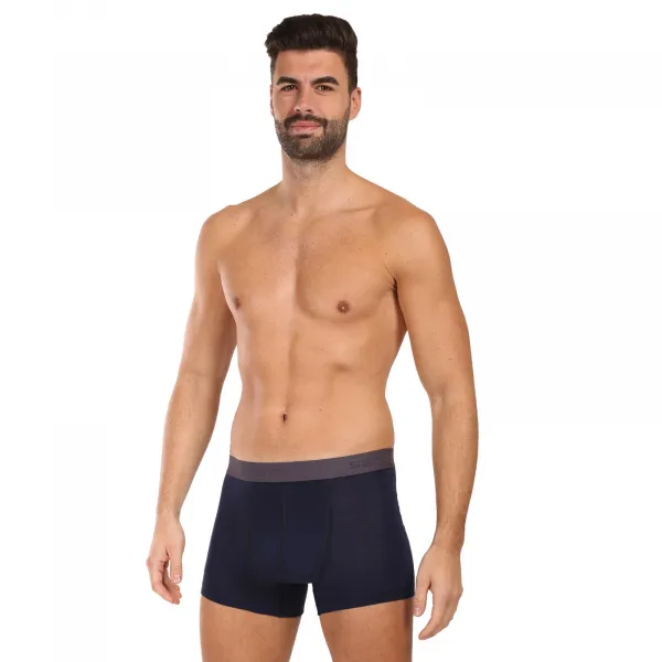 Pánske boxerky Sensor Active merino modré (25200027) M, trenky