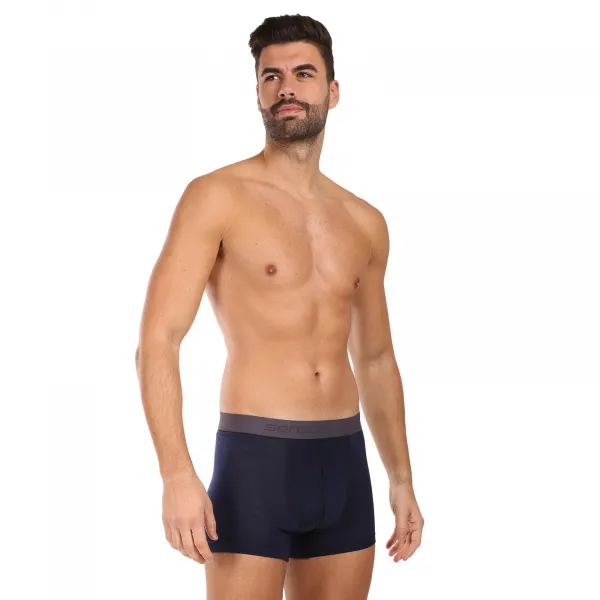 Pánske boxerky Sensor Active merino modré (25200027) M, trenky