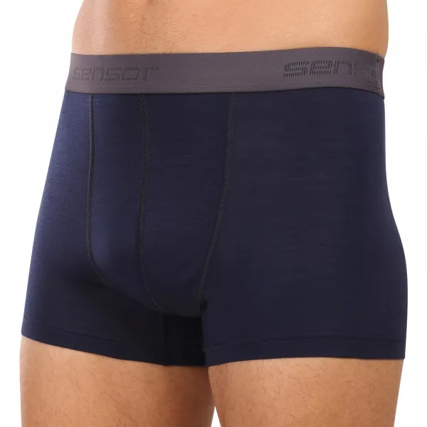 Pánske boxerky Sensor Active merino modré (25200027) M, trenky