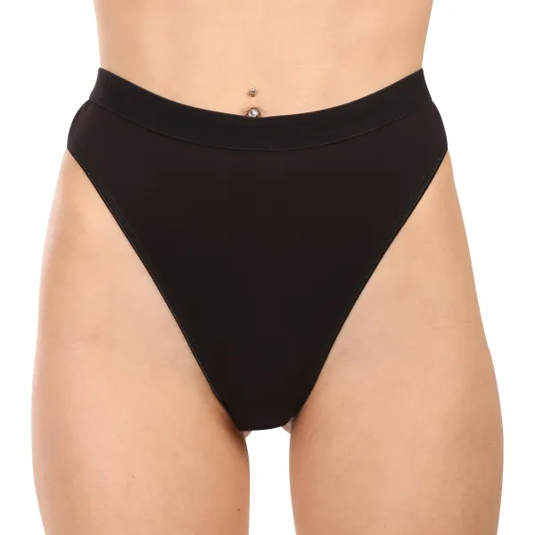 3PACK dámske tangá Benysøn čierná (7204/black) M