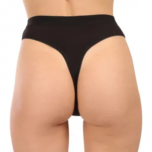 3PACK dámske tangá Benysøn čierná (7204/black) M