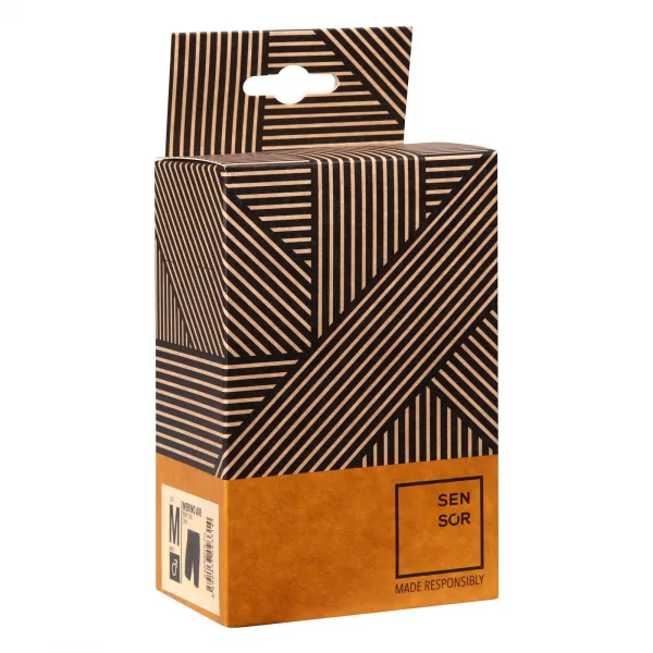 Pánske boxerky Sensor Air Long merino čierne (23200015) M, trenky