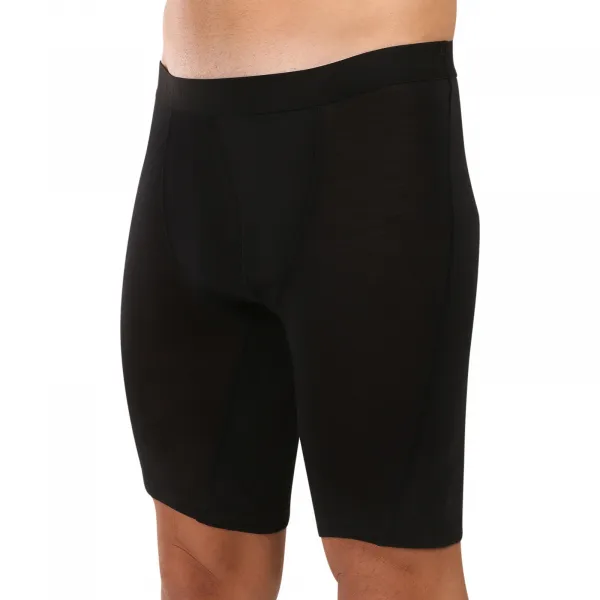 Pánske boxerky Sensor Air Long merino čierne (23200015) M, trenky