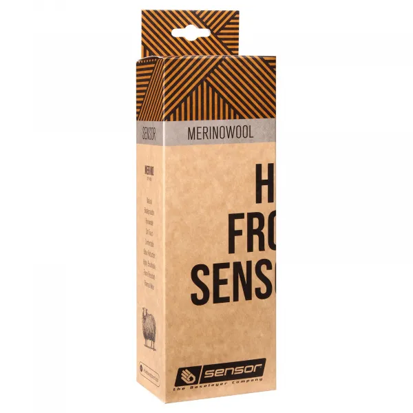 Pánske boxerky Sensor DF merino čierne (15100027) M, trenky