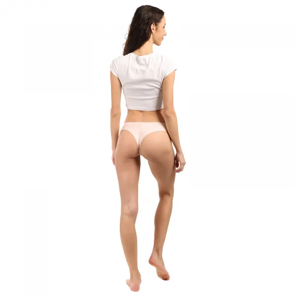 Dámske nohavičky brazilky Syvela bezšvové telové (7818-skin) M