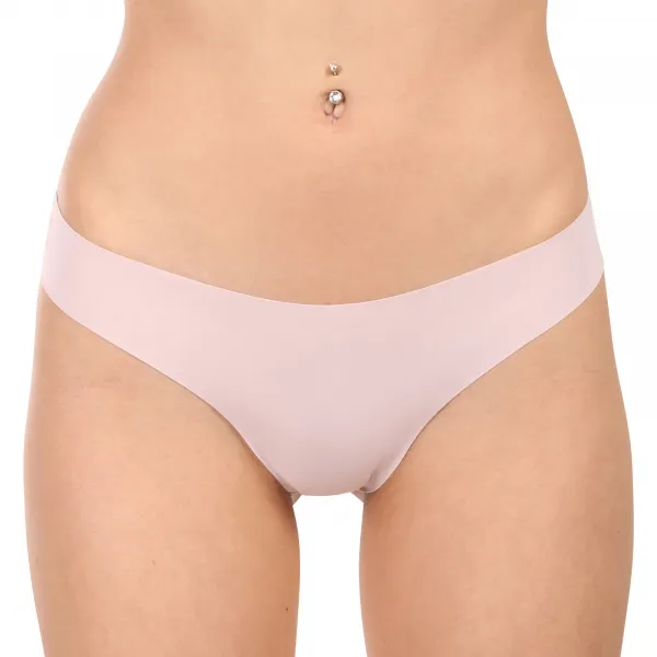 Dámske nohavičky brazilky Syvela bezšvové ružové (2018-pink) S