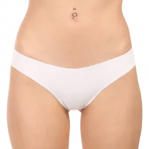 Dámske nohavičky brazilky Syvela bezšvové biele (2018-ivory) S