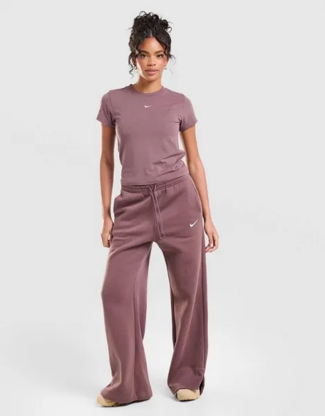 Nike Nohavice  W Nsw Phnx Flc Hr Wide Leg