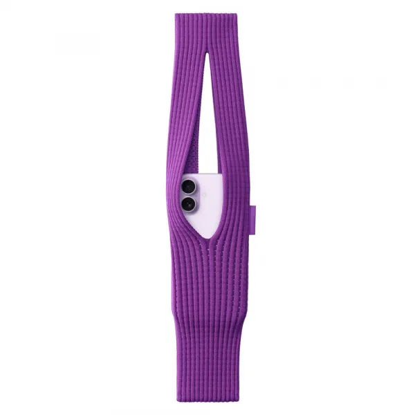 SOFT POCKET Puzdro / kapsa na mobil 40cm fialová