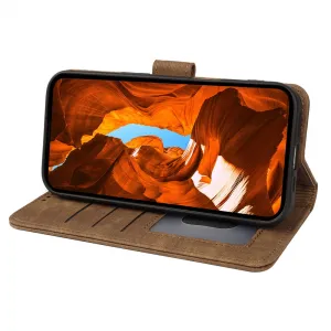 MAGNETIC Zaklápací kryt pre T Phone 3 Pro hnedý