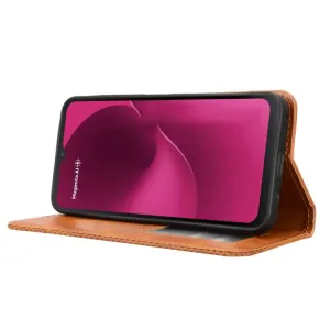 BUSINESS Peňaženkový kryt pre T Phone 3 hnedý