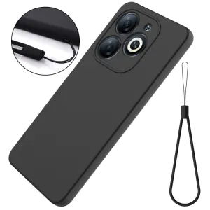 RUBBER Ochranný kryt pre Infinix Smart 8 čierny