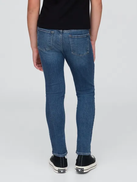 GAP Detské džínsy pull-on jeggings with stretch Modrá