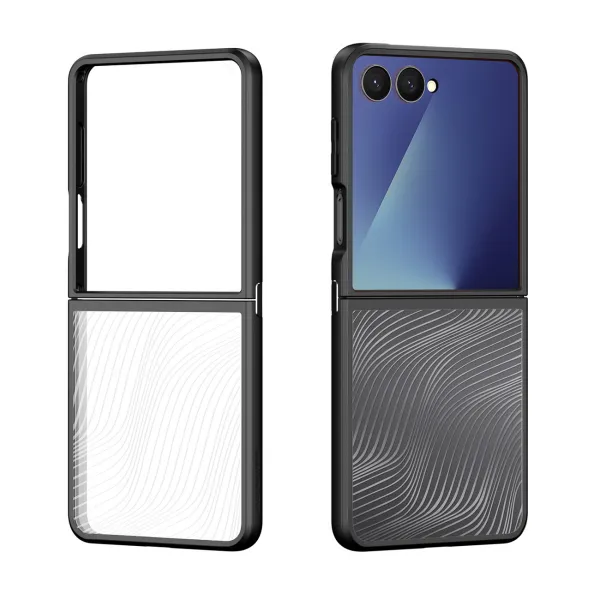 Dux Ducis Aimo kryt na Samsung Galaxy Z Flip 7, čierny