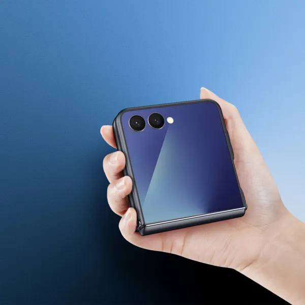 Dux Ducis Aimo kryt na Samsung Galaxy Z Flip 7, čierny