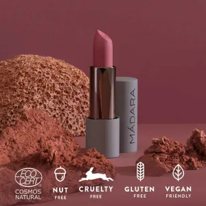MÁDARA Velvet Wear matný rúž odtieň #31 Cool Nude 3,8 g