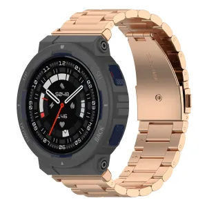 BStrap Stainless Steel remienok na Xiaomi Amazfit Active Edge, rose gold