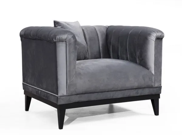 Hanah Home Křeslo Trendy šedé